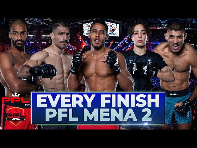 All Finishes from PFL MENA 2 – Riyadh Highlights Before PFL Africa 1 MMAtown blog post image: All Finishes from PFL MENA 2 – Riyadh Highlights Before PFL Africa 1