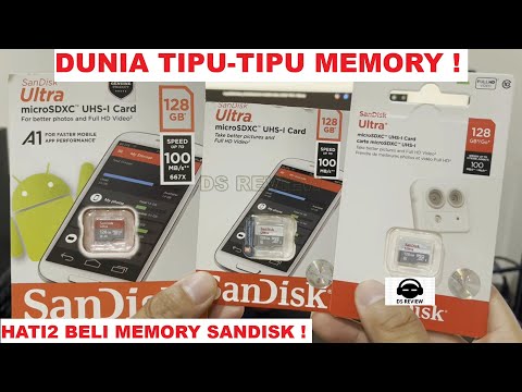 DS REVIEW Jenis Micro Sd MMC SanDisk microSDXC Ultra A1 Vs Yang Biasa 128GB UHS I Write Speed LEMOT