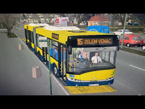OMSI 2 Beograd SOLARIS URBINO 18 Linija 15 Zeleni Venac