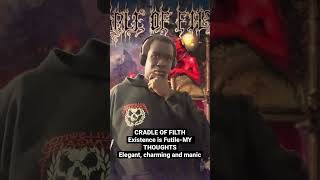 CRADLE OF FILTH Existence is Futile-MY THOUGHTS #heavymetalmusic #heavymetalsubculture