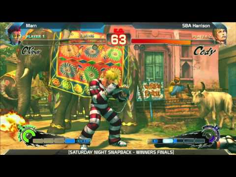 SSF4: SBA Harrison vs Marn - Winners Finals - Saturday Night Snapback 6.2