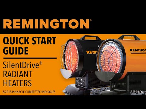 Remington SilentDrive® Radiant Heater Quick Start Guide