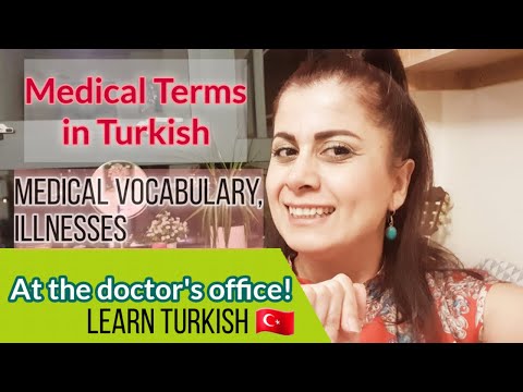 , title : '200+ words TURKISH HEALTH VOCABULARY | All Medical Terms in Turkish | illnesses | PHRASES at Doctor'