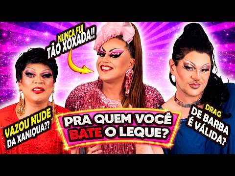“Vazou nude?!” + beijo na Anitta: Drag Tiffany entrega tudo no Pra Quem Você Bate o Leque?