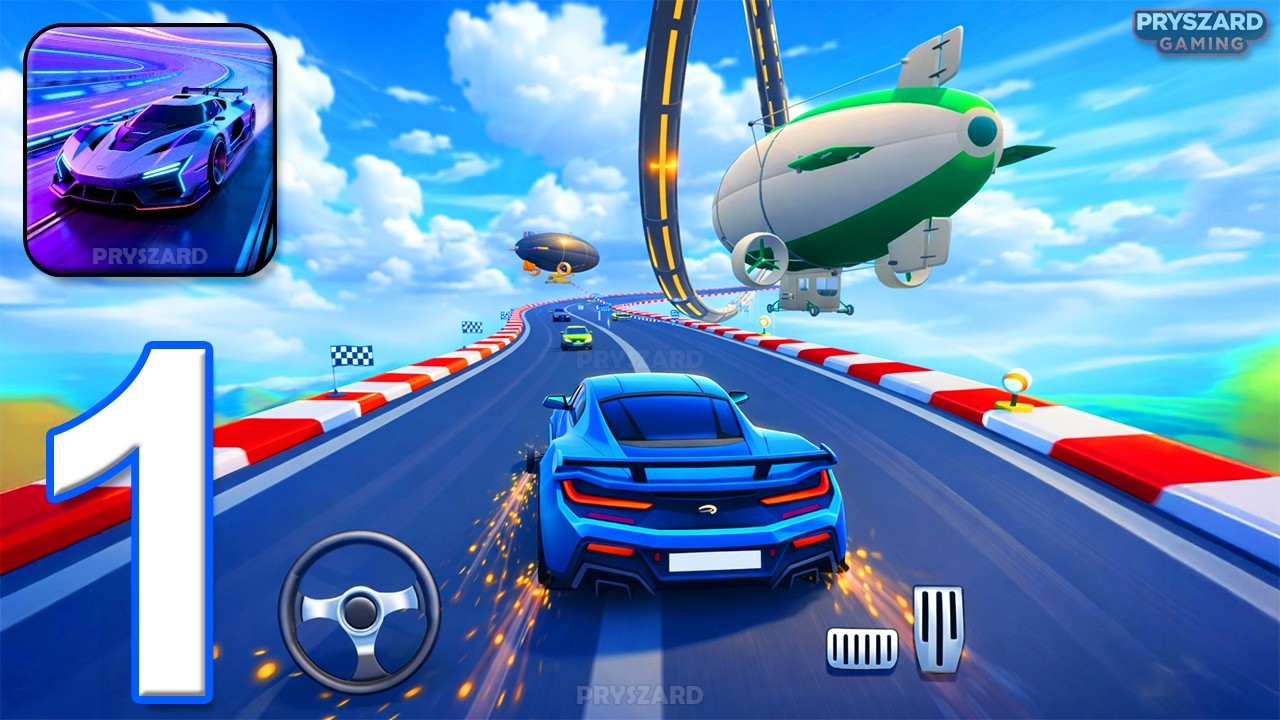 Racing Rush 3D: Car Game - Gameplay Walkthrough Part 1 - Level 1-10 Car Race (iOS, Android)