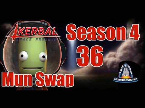 Mun Swap [36] Kerbal Space Program Career 1.8 Modded