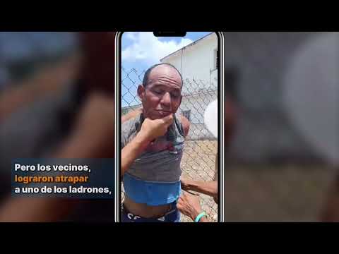 Robo en plena luz del día: vecinos atraparon al ladrón antes de la policía