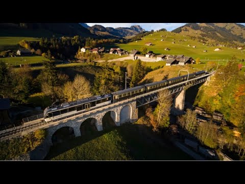 Traumhafte Bahnstrecken der Schweiz  Im Goldenpass Belle Époque von Montreux ins Bern