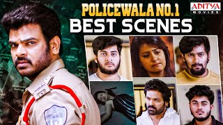 "Policewala No.1" Movie Best Scenes | Hindi Dubbed Movie | Indrasena , Sameer Datta | Aditya Movies