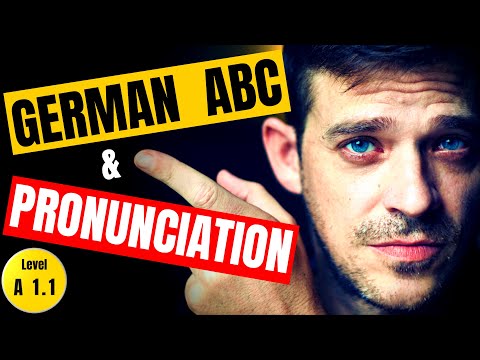 Learn the German Alphabet together with detailed pronunciation.