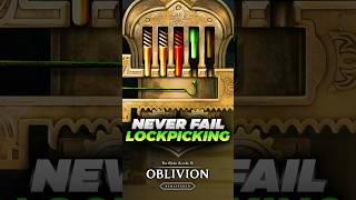 Oblivion Remastered: Lockpicking SECRET Tip 🤫 Never Fail Again!