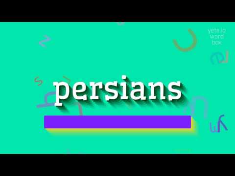 How to say "persians"! (High Quality Voices)
