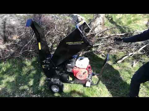 Flishugger 15 hk el-start for opptil 100 mm friskt tre