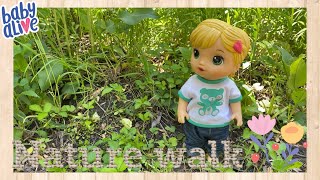 BABY ALIVE Madison goes on a nature walk | Furbtastic Fun