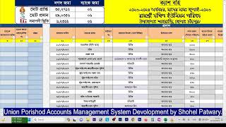 ইউনিয়ন পরিষদ ক্যাশ বহি কলাম-১৯