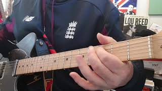 Adam Ant Greta X how to play on guitar