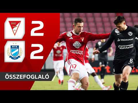 Fizz Liga: DVSC–MTK 2–2 | összefoglaló