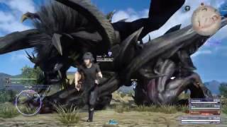 FINAL FANTASY XV - Dread Behemoth Boss Fight Level 140 Timed Quest [1080P 60FPS] PS4 PRO