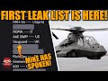 FIRST LEAK LIST OUT MIKE Has SPOKEN COMANCHE STEALTH HELI COMING ADVANCED AA S War Thunder