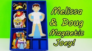 Melissa and Doug Toy Joey Magnetic Dress Up Wooden Set