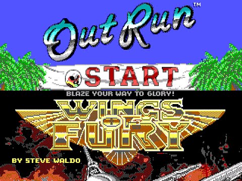 Outrun & Wings of Fury IBM PC Speaker & Tandy 1000 Sound