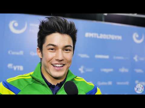Arthur Nory (BRA) Interview - 2017 World Championships - Podium Training