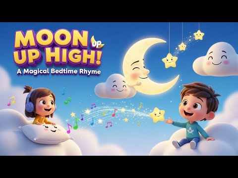 Oh Moon, Oh Moon! 🌙🎶 | A Gentle Lullaby & Bedtime Song for Kids
