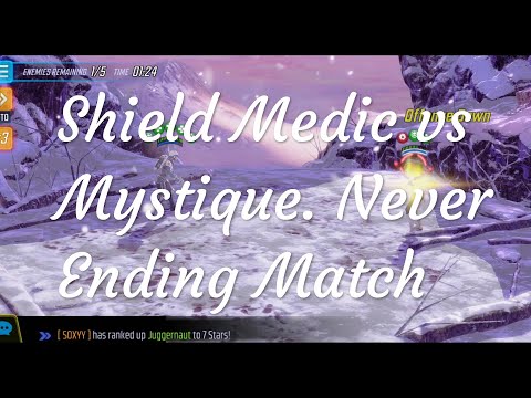 SHIELD Medic vs Mystique - Marvel Strike Force - MSF