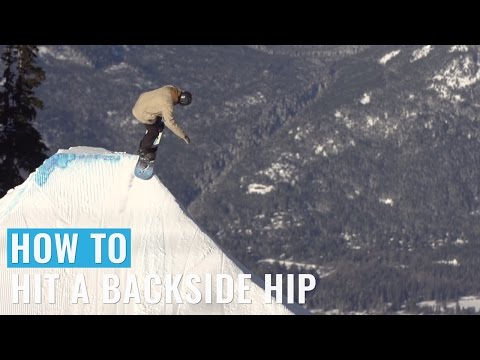 Cноуборд How To Hit A Backside Hip On A Snowboard