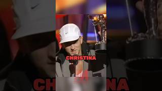 Eminem beef but accepts an award from Britney Spears and Christina Aguilera #britneyspears #eminem