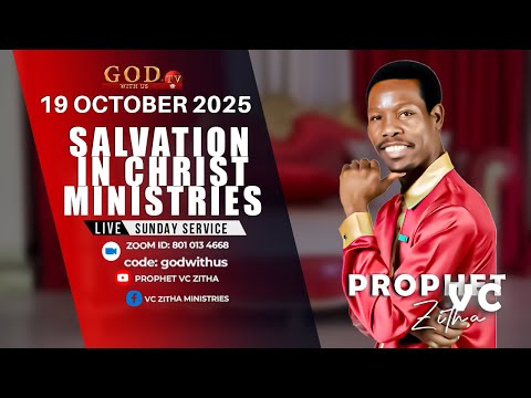 YOU ARE WATCHING LIVE SUNDAY SERVICE WITH PROPHET V.C ZITHA - 19 OCTOBER 2025
