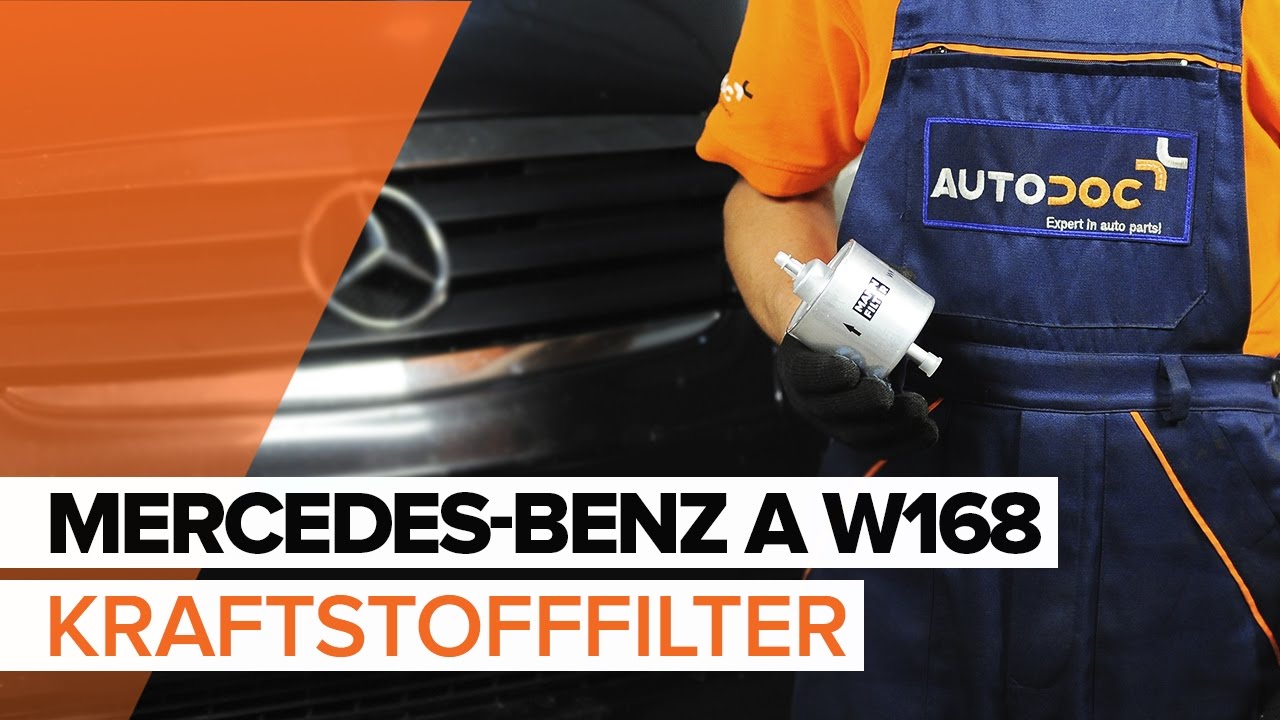 Wie Mercedes W168 Benzin Kraftstofffilter wechseln - Schritt für Schritt Anleitung