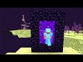 This Happens When You Go Through A Nether Portal In The End