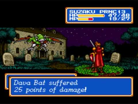 Let's Play Shining Force CD Part 48 Tough Overpowered Graveyard Battle!
