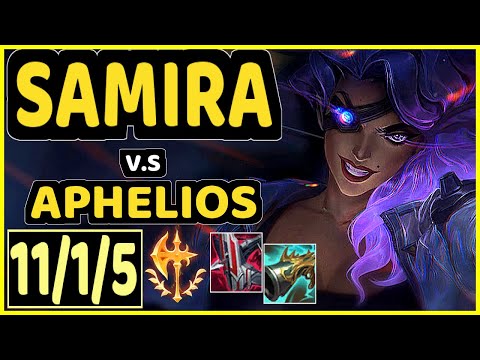 DEFTLY (SAMIRA) vs APHELIOS - 11/1/5 KDA BOTTOM ADC GAMEPLAY - NA Ranked GRANDMASTER