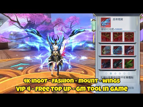 Ancient God King MMO Private Server - VIP 4 - Free Top up - GM Tool In Game - Fashion - wings