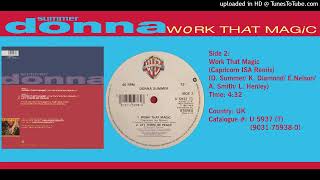 Donna Summer -  Work That Magic (Capricorn ISA Remix)