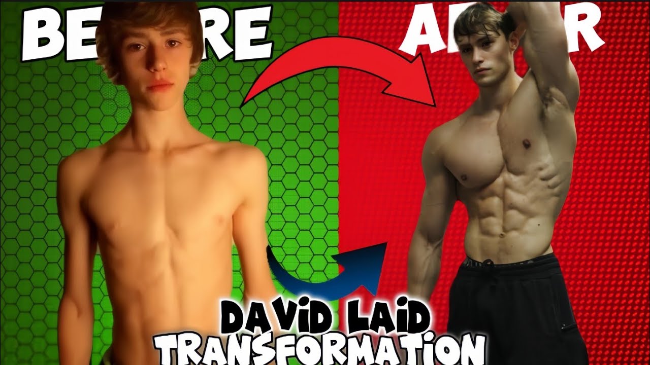 Rutina tipo David Laid con ejercicios básicos para ectomorfos