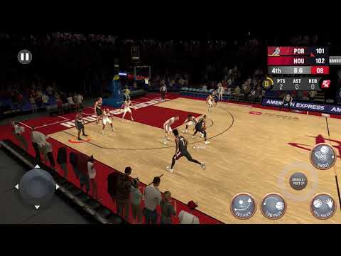 NBA 2K22 mobile my career Episode 13 going to be against Houston rockets