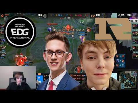 Nemesis, LS And Ender React To The Moment EDG Make It To Semi Finals! EDG vs RNG!