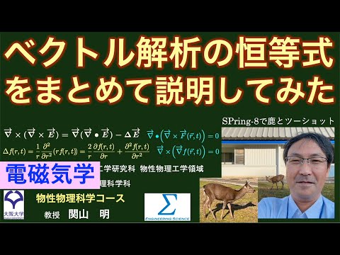 ベクトル解析について詳しく解説