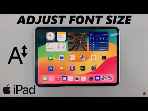 How To Change Font Size On iPad