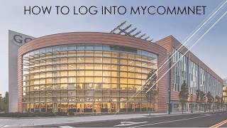 How to log into MyCommNet for the first time