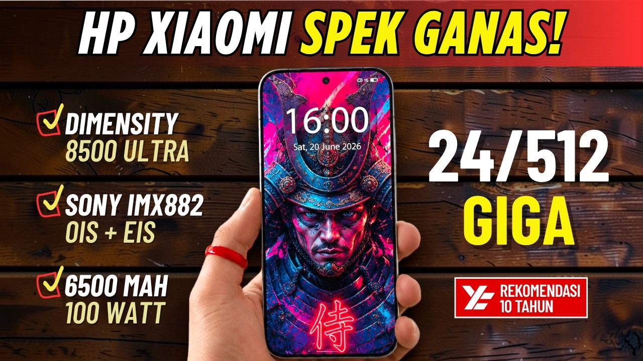 5 Rekomendasi HP XIAOMI TERBAIK [1 - 5 JUTA] Juni 2026