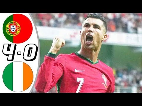 Portugal vs Ireland 4-0- All Goals & Highlights - 2024