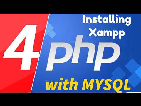 04 PHP with MYSQL tutorial beginner series Installing xampp and notepad