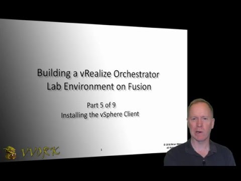 Part 5 of 9 - Installing the vSphere Client
