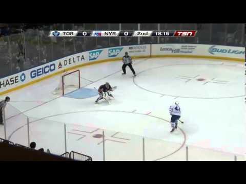 Bozak 1-0 Goal - Maple Leafs @ Rangers (Mar 5, 2014)