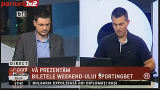BILETUL ZILEI SPORTINGBET: Fotbal și hochei pentru un start “verde” de săptămână!