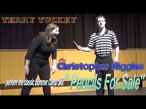 PENCILS FOR SALE-Classic Skit performed by Terry Tuckey & Chris Higgins-Hatboro Horsham High School